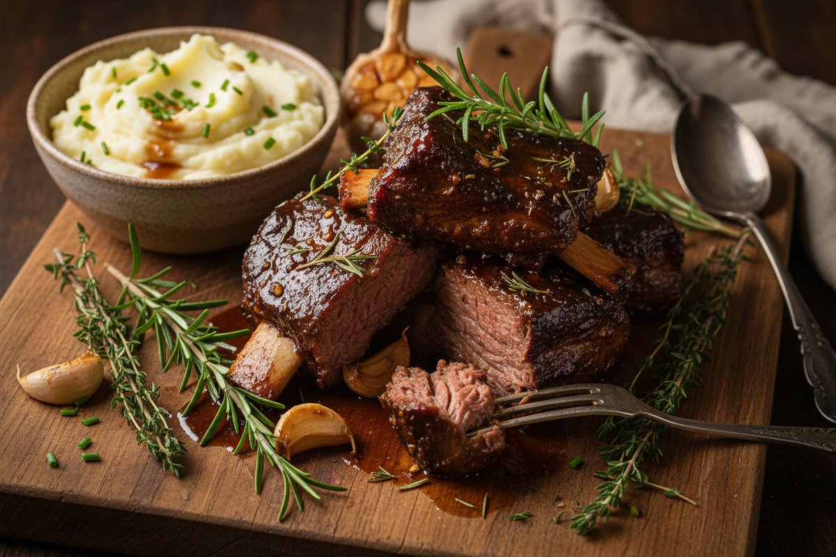 SLOW-COOKED SHORT RIB